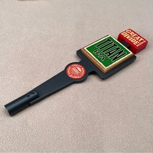 Great Divide Brewing Co Titan IPA Beer Tap Handle-Black Metal/Red-Home Bar-Craft
